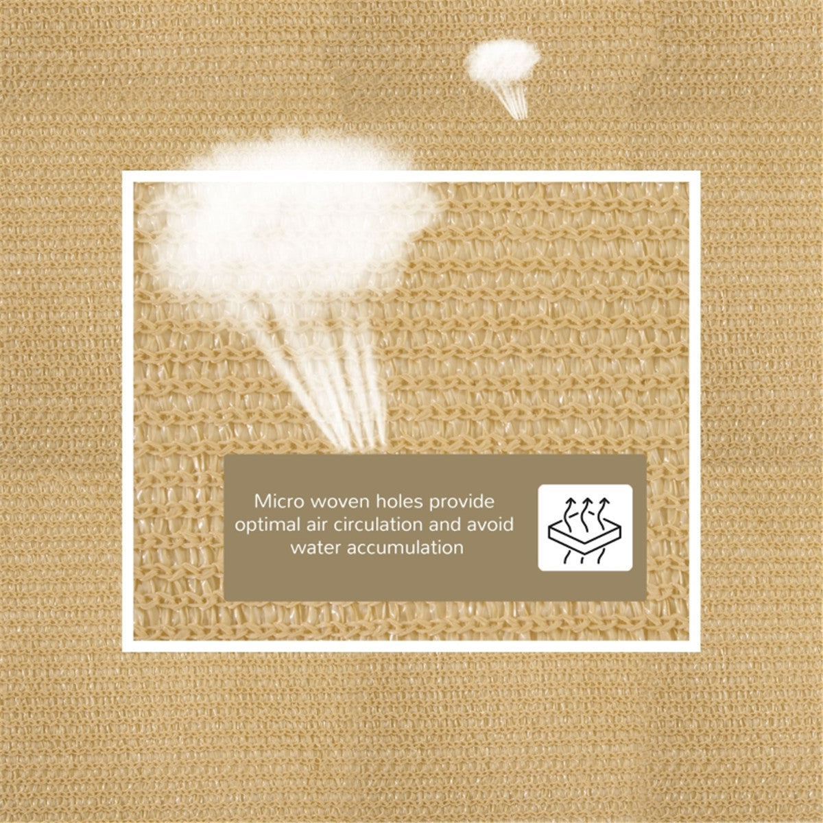 Shade Sail Cloth /Shade Sail Canopy -AS ( Amazon Shipping)(Prohibited by WalMart)