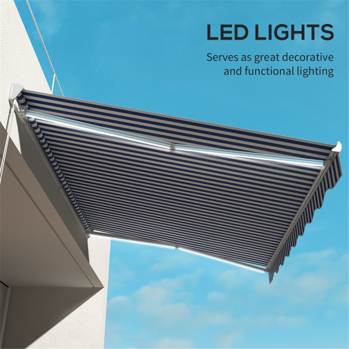 Electric Awning /Patio Retractable Awning -AS ( Amazon Shipping)(Prohibited by WalMart)