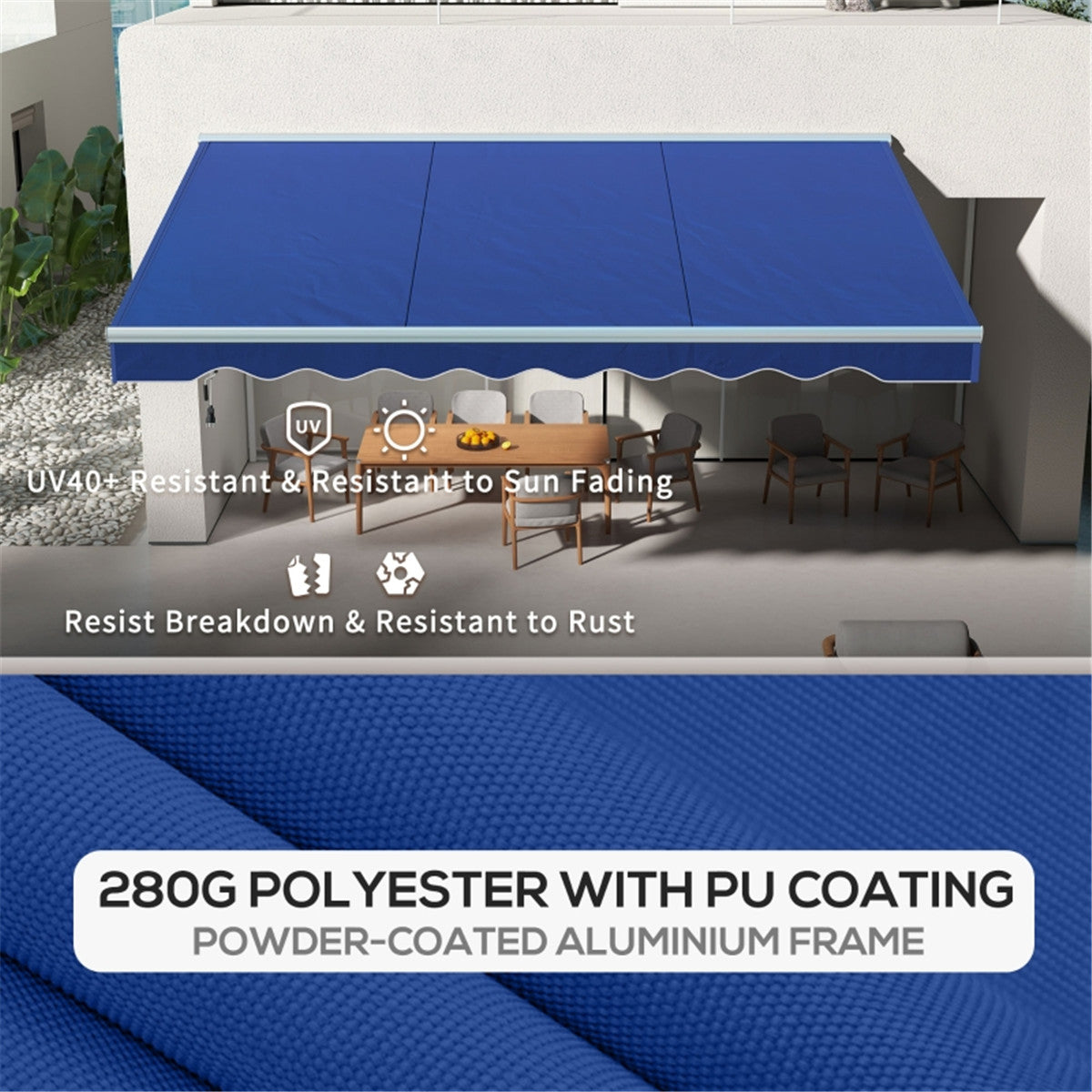 Electric Awning /Patio Retractable Awning -AS ( Amazon Shipping)(Prohibited by WalMart)