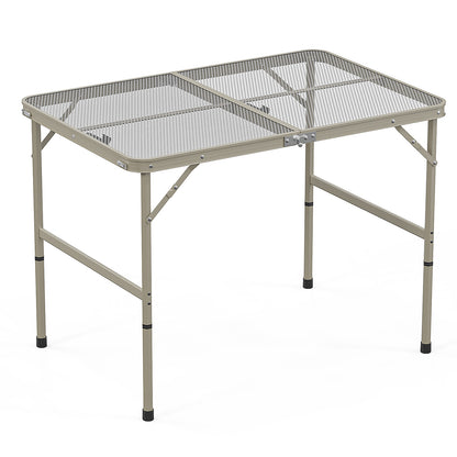 3FT Portable Picnic Table Adjustable Height