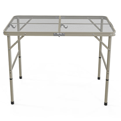 3FT Portable Picnic Table Adjustable Height