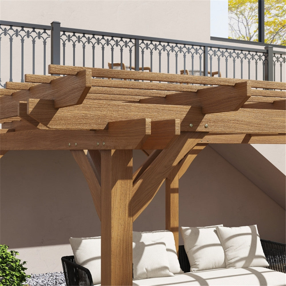 Wood Gazebo ( Amazon Shipping)（Prohibited by WalMart）