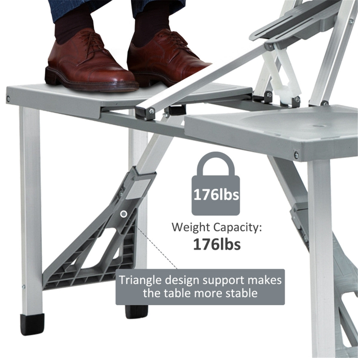 Portable Camping Table and Chairs /  Dining Table ( Amazon Shipping)（Prohibited by WalMart）